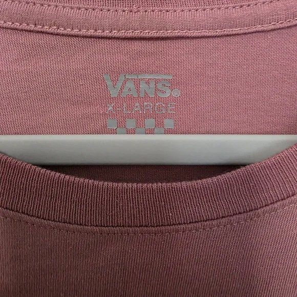 Vans Off The Wall Pink Logo Shirt - Picture 4 of 8